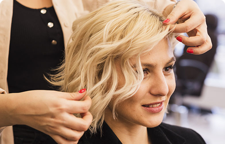 Blonde Hair Styling